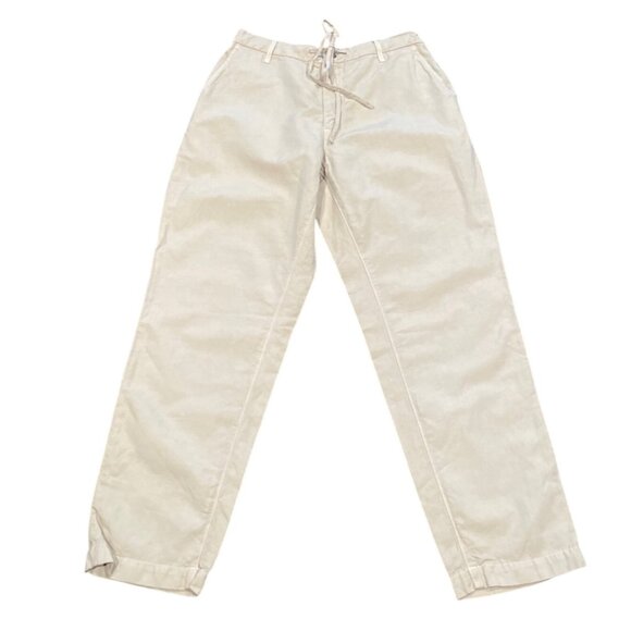 NWOT AG Adriano Goldschmied Men's M Sun Pant Relaxed Drawstring Cotton Linen - Picture 1 of 9
